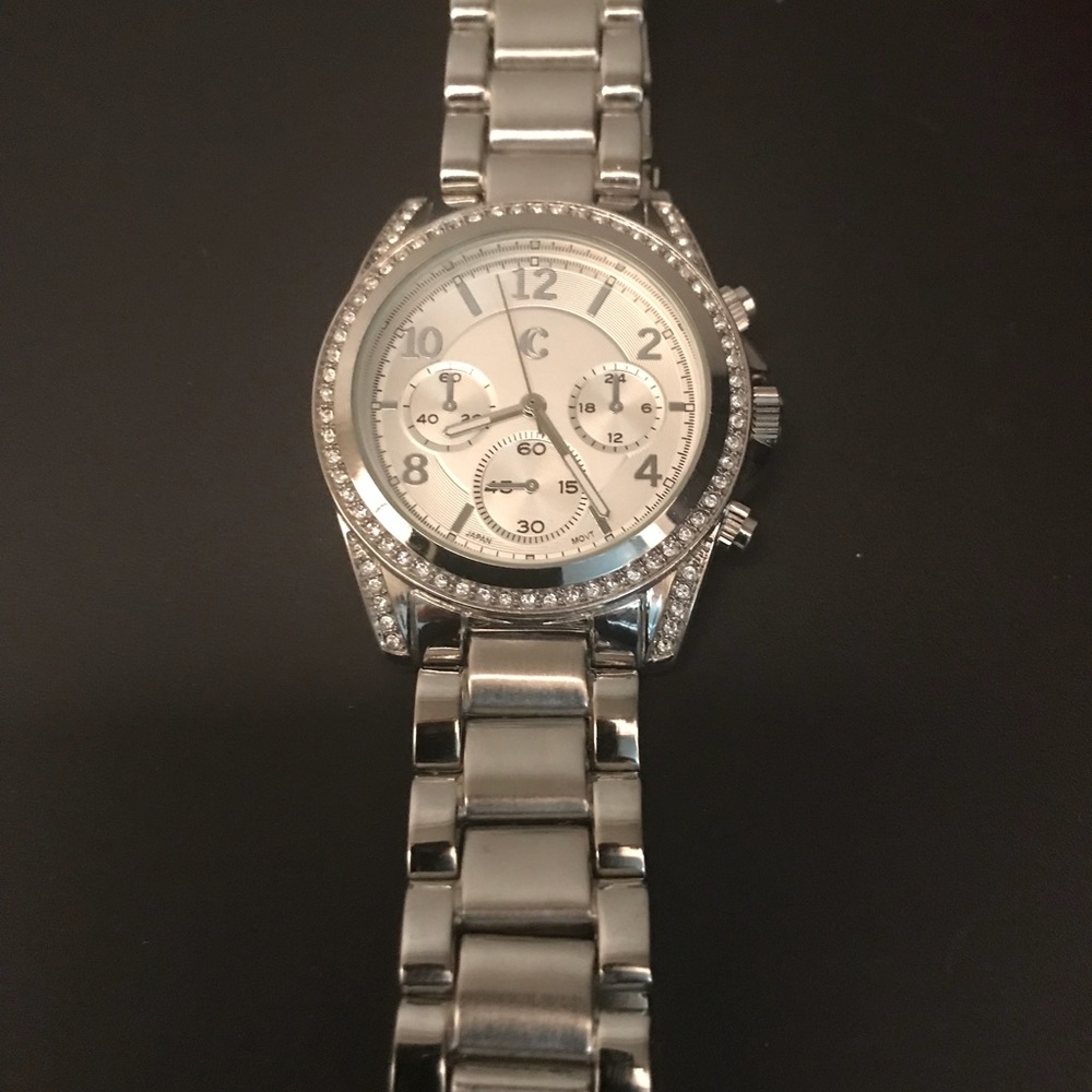 Pretty Silver watch with Rhinestones - Picture 8 of 8